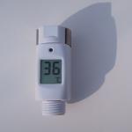 RoHS approval Digital shower head thermometer with LED alert