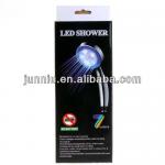 Water Pressure Powered LED Shower Head 7 Colour Changing Shower Head