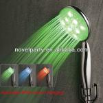 Automatic multi colour changing lighted bathroom led showerhead