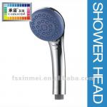 Chromed plating Single Function Spray ABS plastic head shower