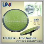UNI22111 ABS plastic chrome water saving rainfall head shower head for bathroom accessory wholesale