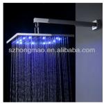 Luxury 12&quot; chrome square LED shower head with water saving-HM-15
