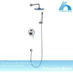 in-wall dual- function brass shower kit