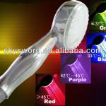 Water saving and cleaning abs material led shower head