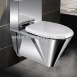 ( Promotion)Stainless Steel Wall-Hung Toilet Pan With Cistern ( With CE )-SG-5128B