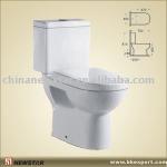 offer washdown two piece closet/toilet, bidet,toilet bowl-NHQ-065A
