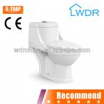Economical Washdown 1 piece toilet with P/S- trap choice