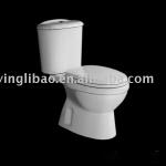 A861 Washdown two-piece toilet, toilet seat-A861