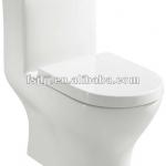 One-piece ceramic couched toilet with soft-closing seat(KL269001)