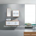 Modern newest bathroom mirror cabinet MDF