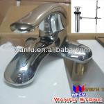 Faucet with pop up drain and Ceramic Sink for Bathroom-WF-PUD01