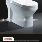 Combined With Modern Elements Stylish And Simplicity Washdown One-piece Toilet 8006-8006