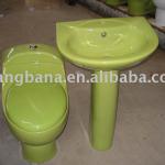 colored bathroom toilet suite A1003-T &amp; B2016-A1003-T &amp; B2016