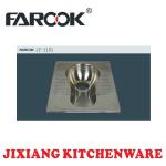 stainless steel squatting pan eastern style toilet-JZ-1101