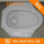 ceramic squat pans/squatting pan w.c toilet/economic w.c closet-DB8703