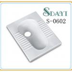 Ceramic Squatting WC Pan Squat Toilet-S-0602