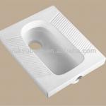 Self cleaning galze toilet trapway squat wc panY1003S-Y1003S