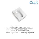 sanitary porcelain squatting pan toilet-OL-227