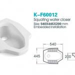 wc squat pan/ceramic toilet/wc pan/K-F60012/GUESS