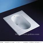 ceramic squatting pan toilet pan squat toilet YD-009(with pipe)-YD-009