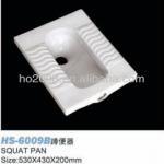 Bathroom Sanitary Ware Cheap Ceramic Squat Pan /WC /Toilet /Sanitary Ware HS-6009B