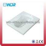 WC clean ceramic squatting pan toilet-W1001