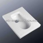 Bathroom ceramic sanitary squat toilet pan H13-WH013