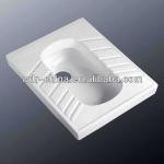 Bathroom wc ceramic squatting pan H398-WH398