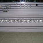 High quality with aluminium bar slotted mdf board