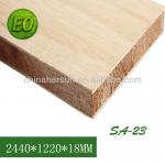 teak MDF faced melamine malacca\Falcate bare coreblock board-SA-23