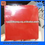 Red color high gloss uv mdf panel / uv paint panel