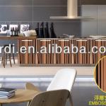 4*8 embossing melamine board for kitchen cabinet-F-3017