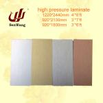 metallic aluminum high pressure laminate sheet-silver and golden