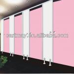 pink venetian office toilet partition-venetian range
