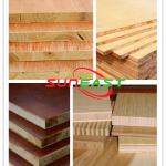 18mm wood laminated block board with pine core-1220X2440mm