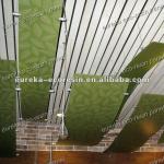 Restaurant eco resin ceiling panel-OR0084C-green