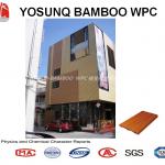 WPC facade cladding, 100*10mm,bamboo plastic composite product,superior construction material,environmental friendly-QB10010-W