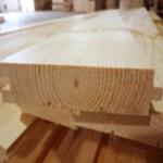 sawn spruce wood-