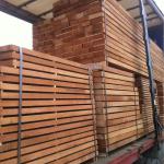 beech and spruce timber-