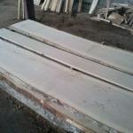 White oak timber, unedged-