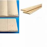 Spruce profile planed boards