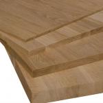 Oak glued panels-