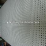 Acoustic perforated gypsum board-
