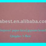 Fireproof paper faced gypsum board for dryall-