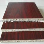 walnut both sides melamine particle board, E1/E2 grade-E1