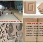 Raw MDF 25mm E0/E1/E2/CARB P2-4&#39;*8&#39;(1220*2440);6&#39;*8&#39;(1830*2440);