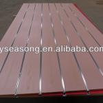 pink color slotted mdf sheets from Linyi CHINA-1220x2440mm