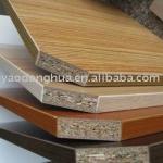 RED KAPOK Melamine faced Particle boards with Edge banding-Wood grain