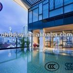 swimming pool glass panels/tempered glass pool fencing-Flat/Curve