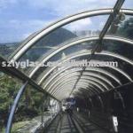 4mm-25mm high quality curved tempered glass fence-LY-006